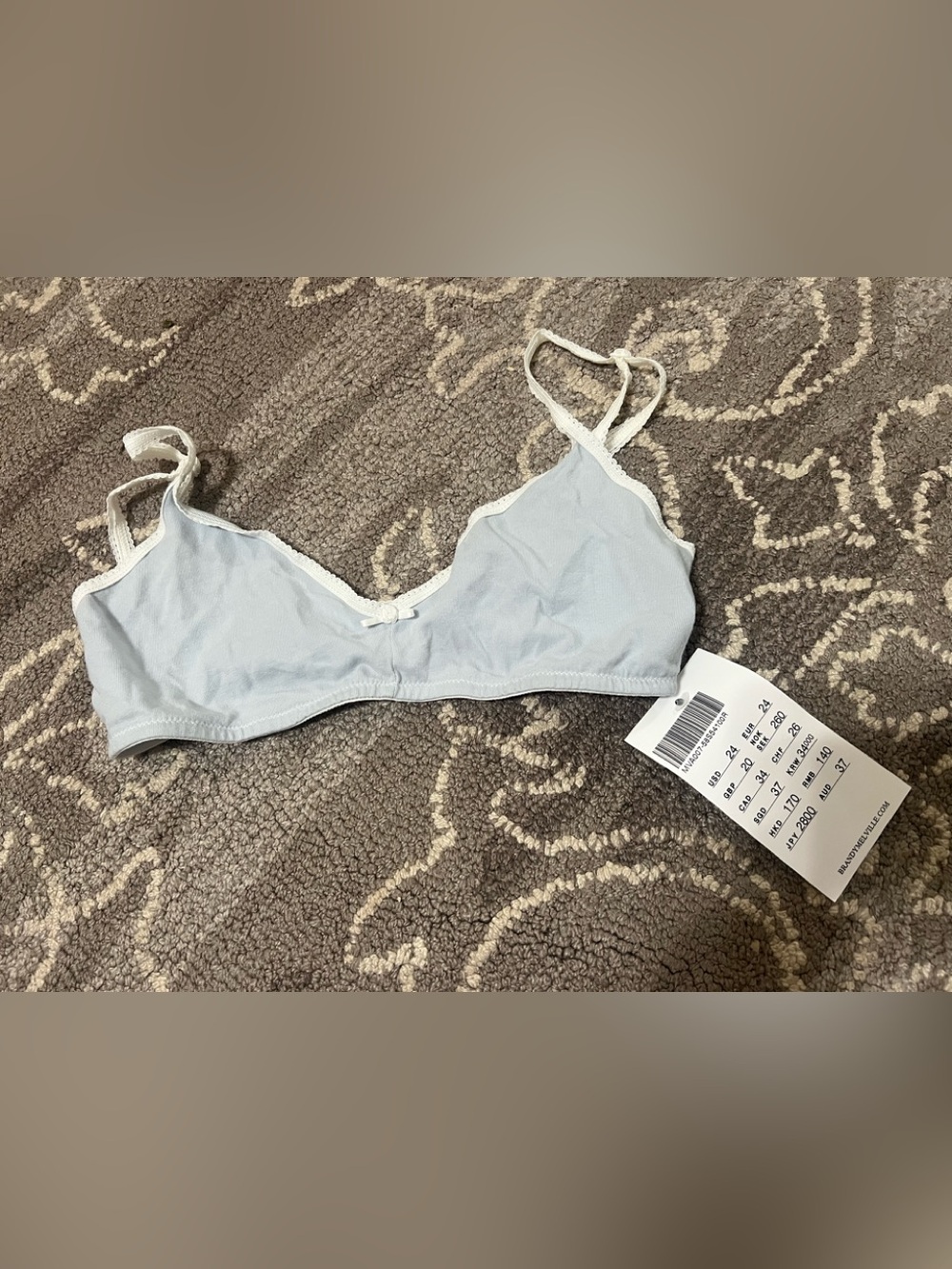 Brandy Melville - NWT - Lace-Trim Bralette